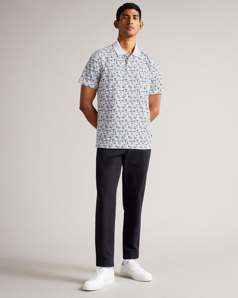 <P>Ss Printed Polo</P>